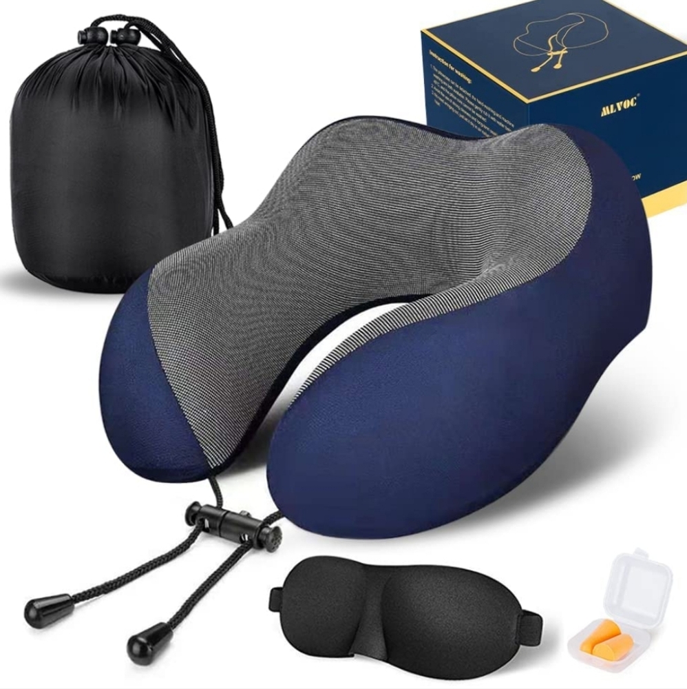 ๐ Memory Foam Travel Pillow - Picture 1 of 11